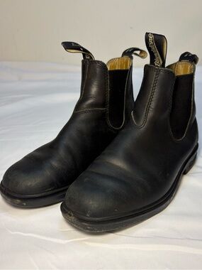 Blundstone 063 Dress Black Leather Chisel Toe Chelsea Boots Size AU 4.5